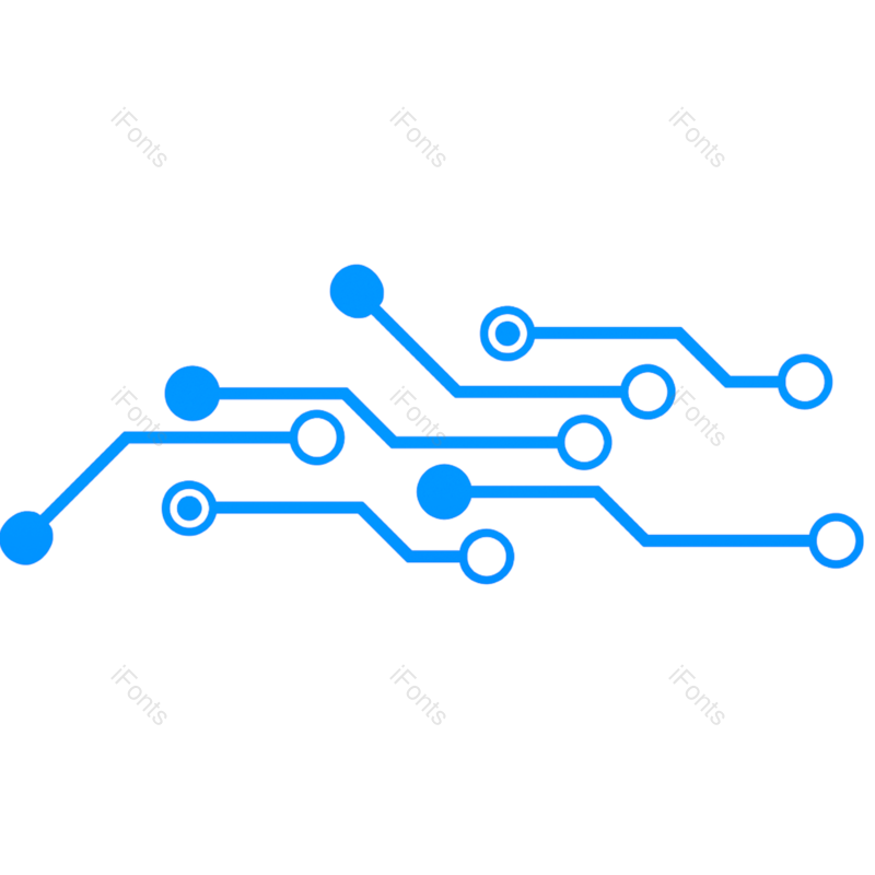蓝色科技图片,科技线条元素,电路PNG,科技底纹免抠素材